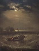 Joseph Mallord William Turner Fishermen at sea (mk31) painting